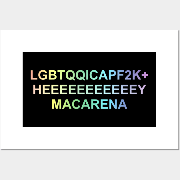 LGBTQQICAPF2K+ Wall Art by yaronaalex